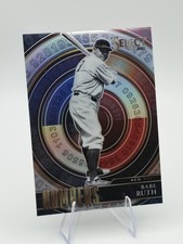 2022 Panini Select - Select Numbers Babe Ruth #SN8 Holo Prizm