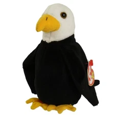 TY Beanie Baby - BALDY the Bald Eagle (6 inch) - MWMTs Stuffed Animal Toy