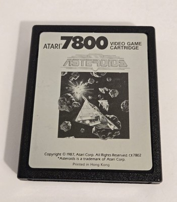 Atari Asteroids Atari 7800 ProSystem 1988 Video Game Cartridge