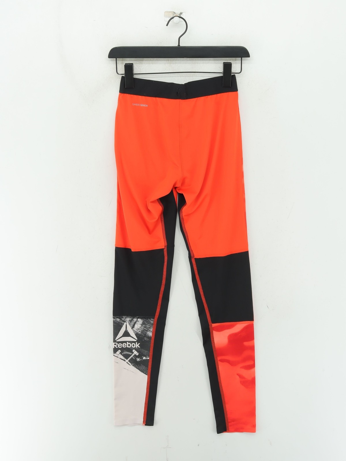 ALTRA Reebok Pantaloni Sportivi Donna S Rosso Grafica 100% Altri Leggings