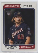 2023 Topps Heritage High Number Thad Ward Thaddeus Ward #576 0a6