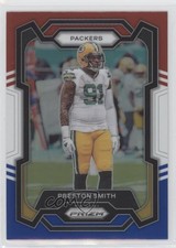 2023 Panini Prizm Red White & Blue Prizm Preston Smith #111 16jl