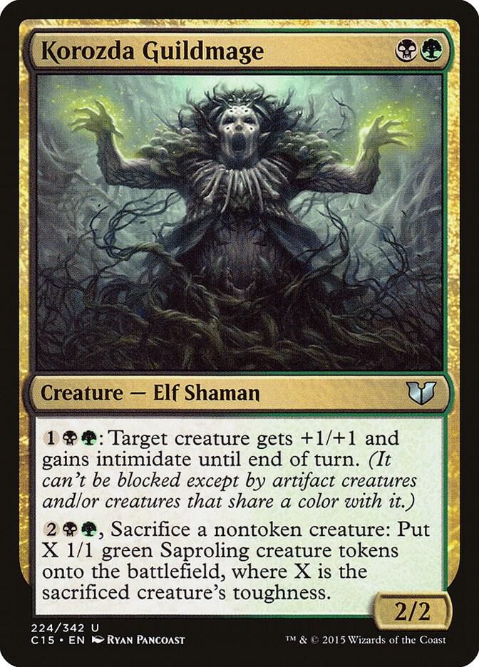 Korozda Guildmage 224 Uncommon Commander 2015 Magic: The Gathering Near Mint