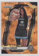 2024 Panini Prizm WNBA Orange Ice Prizm Kamilla Cardoso #149 Rookie RC 0i9z