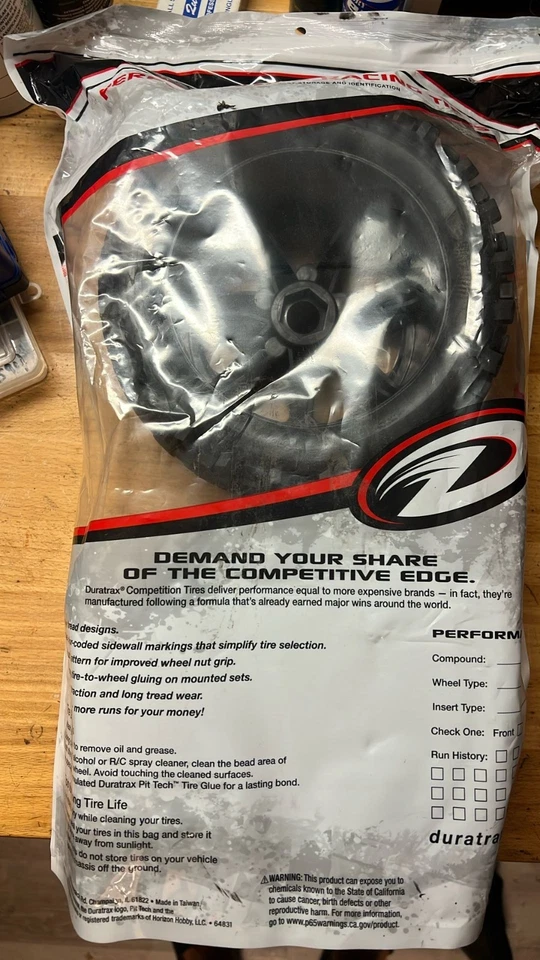 NEW Unopened!!! Duratrax Six Pack X Belted Pair DTXC5587 24mm - Image 2 of 4