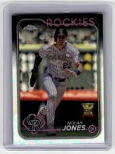 2024 Topps Chrome Logofractor Edition #240 Nolan Jones Colorado Rockies