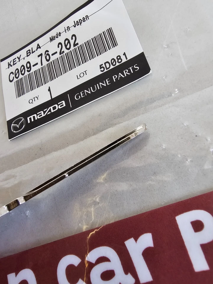 Genuine MAZDA MX-5 MIATA NA6CE NA8C Eunos Presso EC Spare Secondary Blank Key Foto 4 de 4
