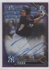 2016 Bowman Chrome Prospects Purple Refractor 28/250 Hoy Park Hoy-Jun Auto nd3