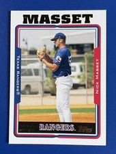 2005 Topps Updates & Highlights Nick Masset RC Texas Rangers #UH250