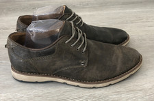 Hush Puppies Moyen Titan Men's Oxford Brown Leather 9 Casual Dress Shoes