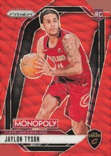2024-25 Panini Prizm Monopoly #15 Jaylon Tyson Red Prizms
