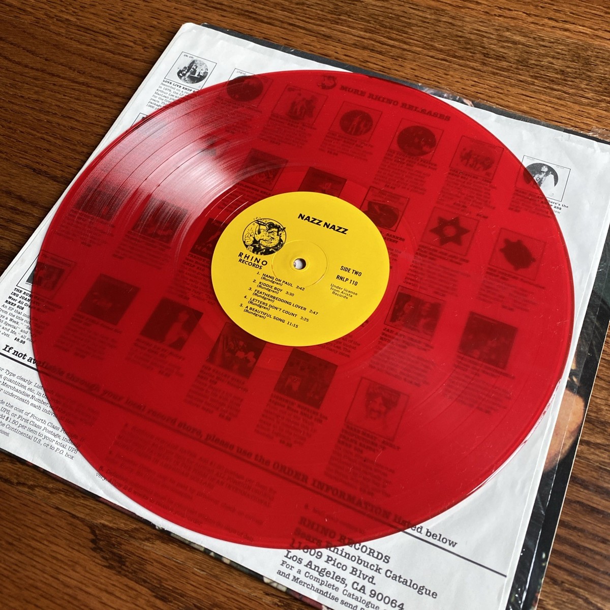 Nazz – Nazz Nazz (1969 Red Vinyl US Pressing) | eBay
