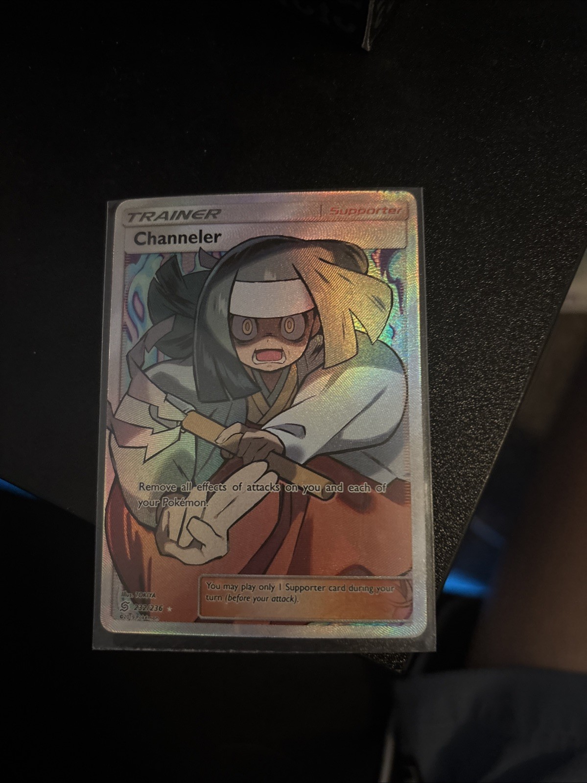 Channeler (Full Art) 232/236 Sun & Moon Unified Minds Holo Rare Pokemon TCG NM
