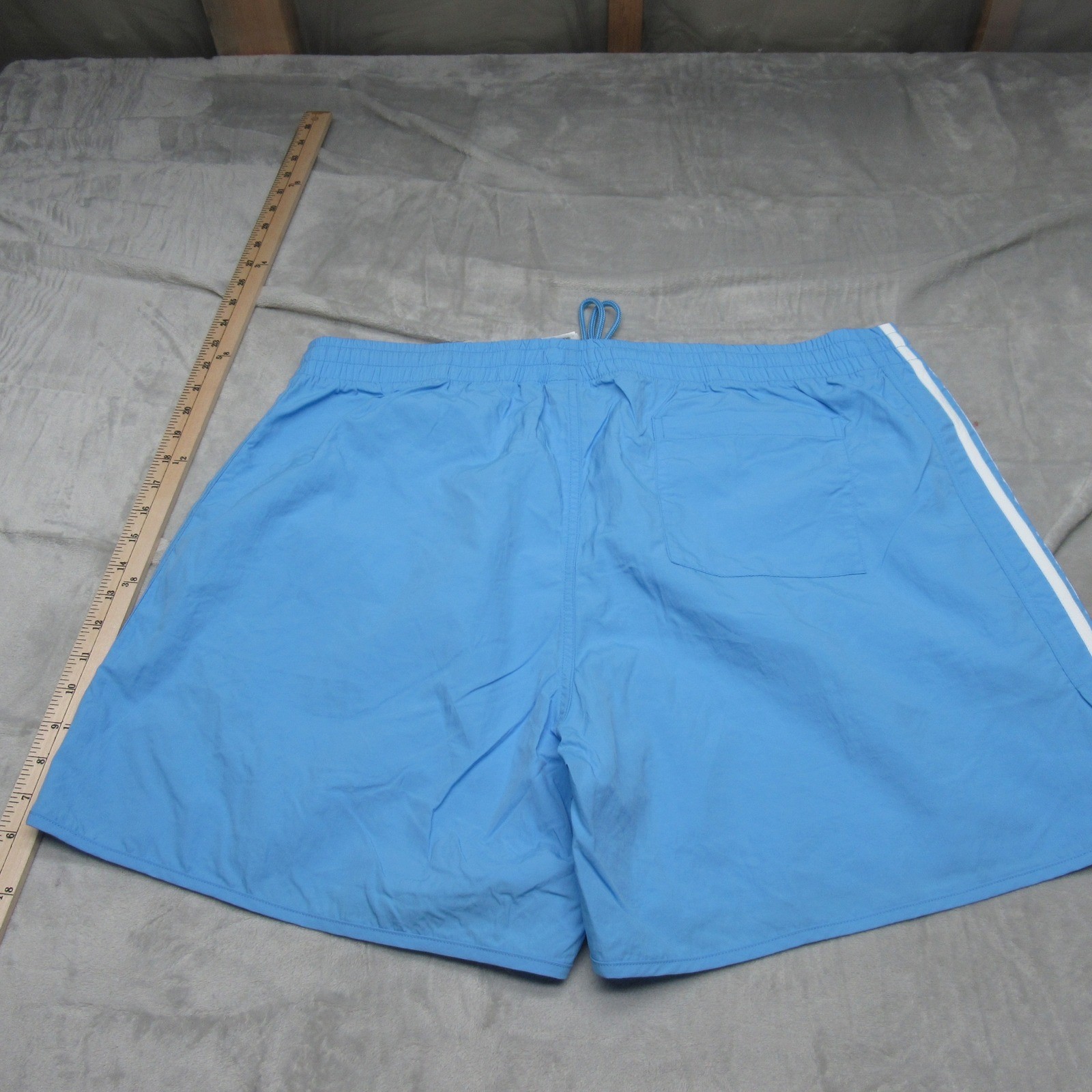 Adidas Shorts Mens 2XL Blue Drawstring Light Adicolor Classics Sprinter $45 NEW thumbnail 2