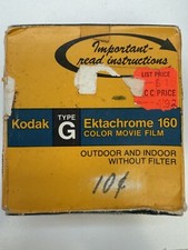 Kodak Ektachrome Film 160 Type G Super 8 Cartridge 50Ft Unopened Box EXP. 1980