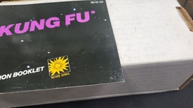 KUNG FU NINTENDO ORIGINAL NES VIDEO GAME INSTRUCTION MANUAL BOOK ONLY