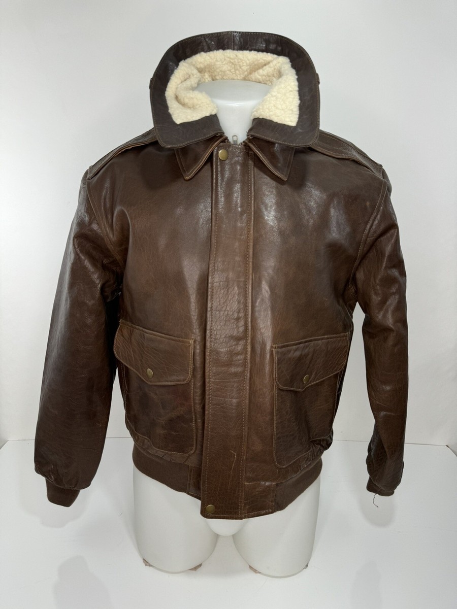 AMERICAN HIDE & LEATHER - HEAVY LEATHER Removable Fleece Collar