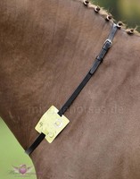 Busse Lederriemen FüR Reitkennzeichen Halsriemen Schwarz Gr. Pony Neu
