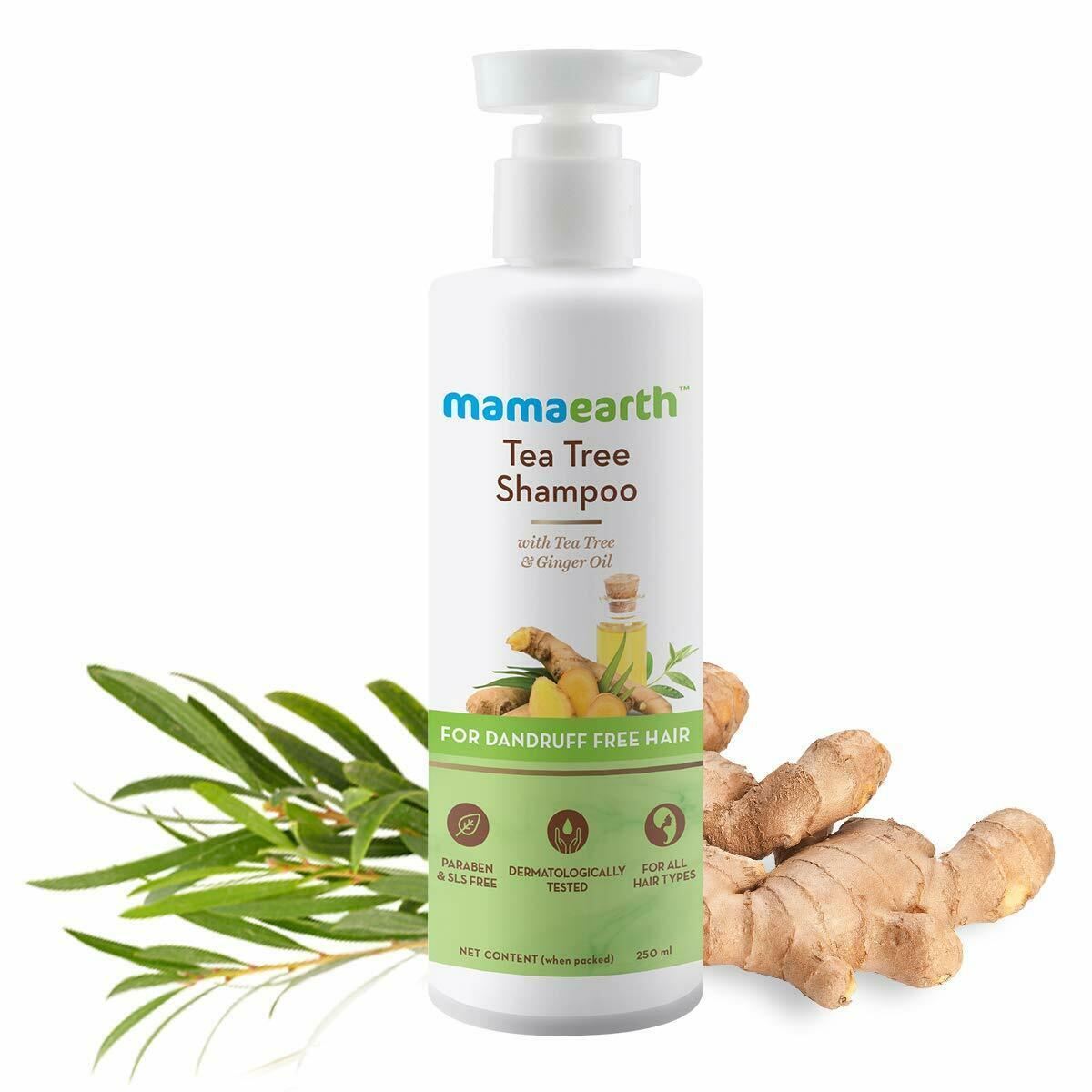 Mamaearth Tea Tree Anti Dandruff Shampoo, With Tea Tree