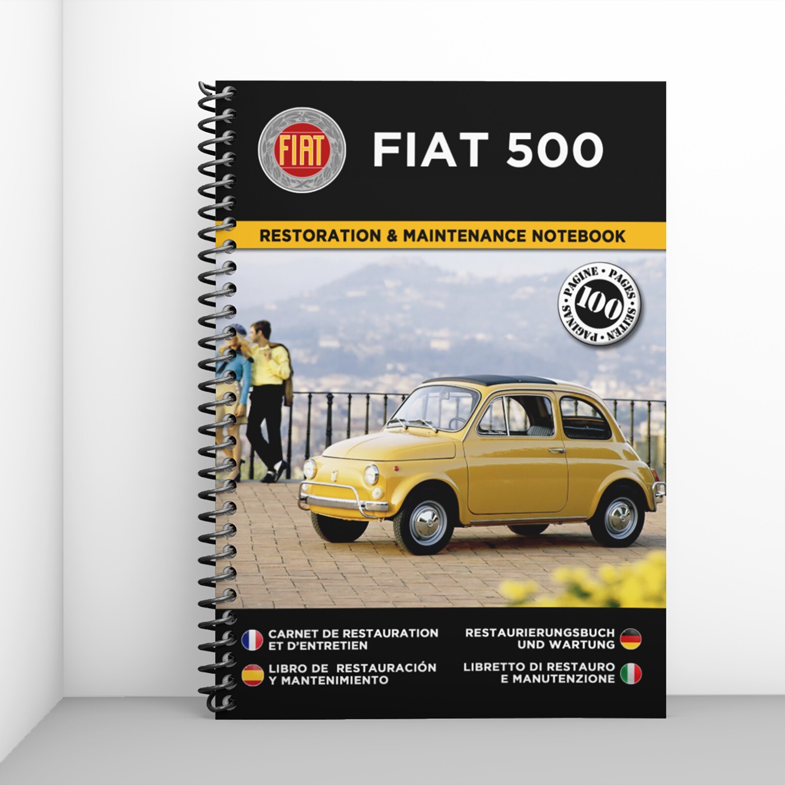 Fiat 500 carnet de restauration livre de suivi mécanique auto de collection
