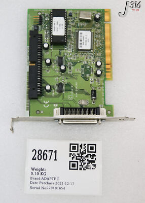 28671 ADAPTEC PCB, PCI SCSI ADAPTER CARD, 967106-00 AHA-2940AU