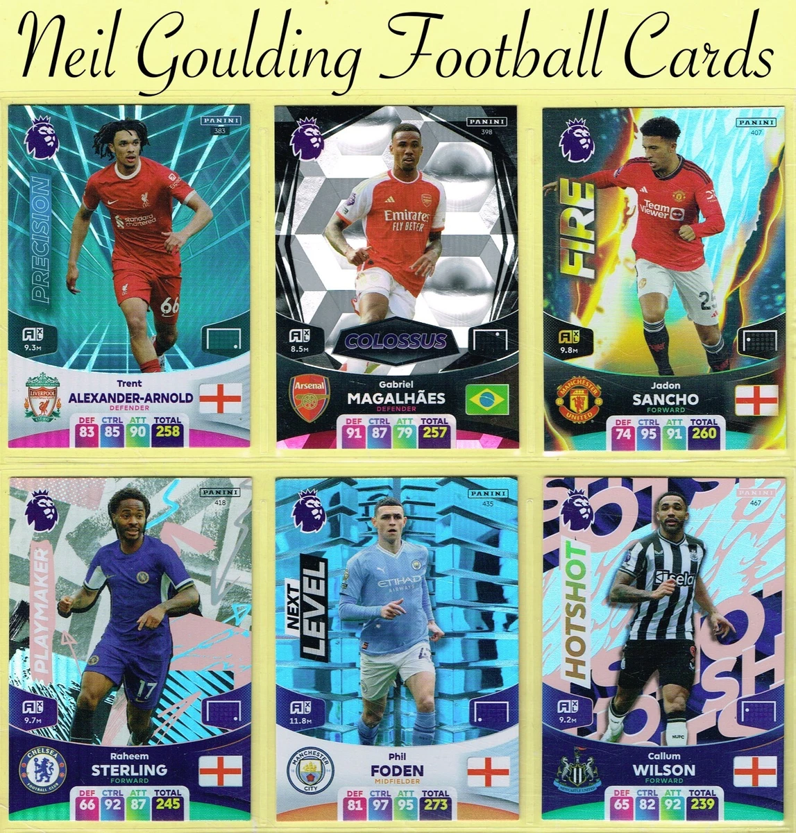 Panini-tarjeta de colección de firma limitada Premier League 2023/24,  tarjeta adheralyn Xl, Ballsuperstar, en Stock, Envío Gratis - AliExpress