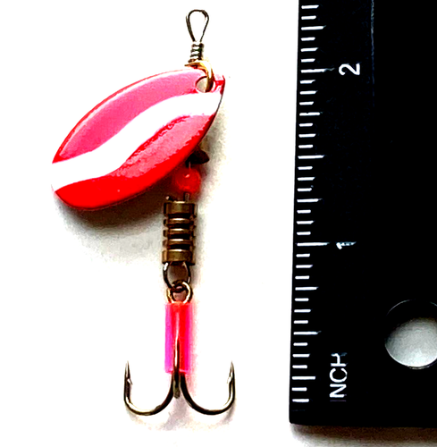 Señuelos de pesca Eagle Claw LUDASST Tri-Spinner paquete de 3 unidades cuchara ovalada - Imagen 14 de 20