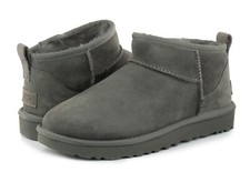 UGG Women's Classic Ultra Mini Ankle Boot in Grey Gray Model 1116109