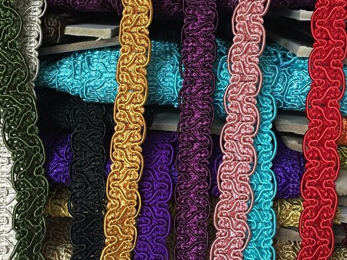 15 MM. WIDE TRADITIONAL UPHOLSTERY BRAID / GIMP / TRIMMING - 39 COLOURS. - Picture 2 of 49