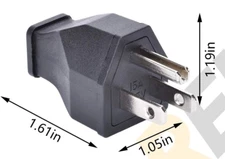 Neutral Ground Bonding Plug for Portable Inverter Generator with Surge Guard