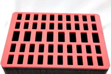Precut 48 knife Collector foam Red Topper insert fits Harbor Freight Apache 3800