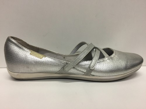 SCARPE SANDALO SABOT BALLERINA DONNA GEOX ORIGINAL ARGE D42W3B SILVER PE  NEW | eBay