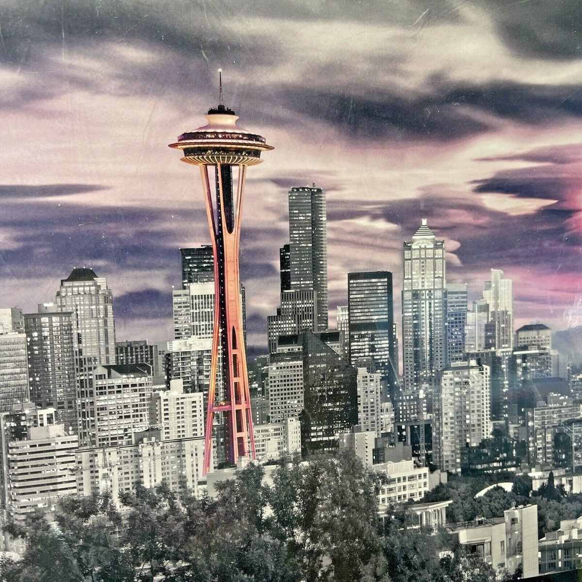 NEW SEALED EuroGraphics SEATTLE City Skyline Puzzle 1000-Pc w