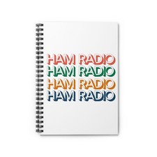 Ham Radio Notebook, Ham Radio Operator Notebook,Radio Gifts, Amateur Radio Gift