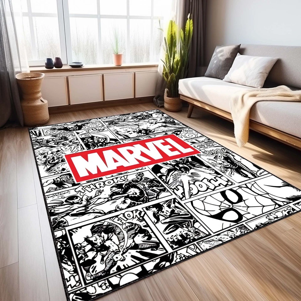 Marvel Characters rug, Avenger Rug, Personlized Rug, Fantastic rug, Kid room rug - Image 2 of 4
