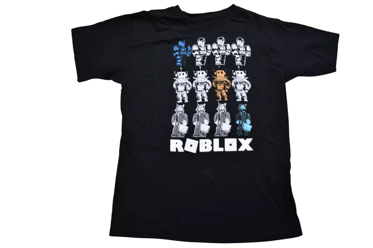 Roblox Black T-shirt  Black tshirt, Shirts, T shirt painting