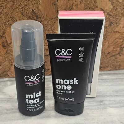 Bundle of Tea Facial Mist & Rubbery Peel Off Mask new