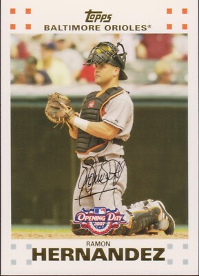 2007 Topps Opening Day #111 Ramon Hernandez Baltimore Orioles