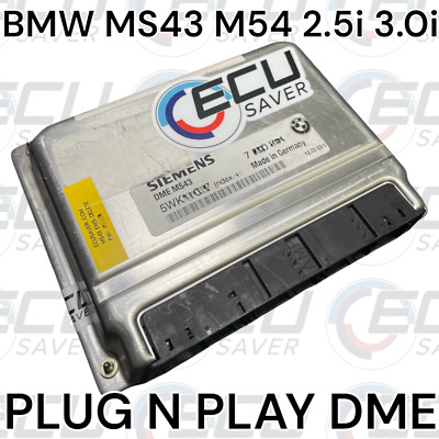   BMW MS43 Plug N' Play DME, EWS DELETED / 7 519 308 / M54 E39 Z3 2.5i 3.0i  