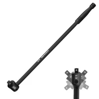 DURATECH 1/2'' Drive Heavy Duty Breaker Bar 24-Inch 240° Flex Head W/Detent Ball