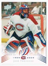 2008-09 UPPER DECK MONTREAL CANADIENS CENTENNIAL PARALLEL SILVER JOSE THEODORE