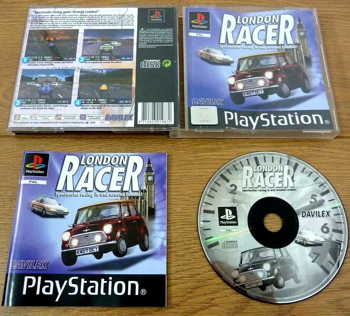 London Racer for Sony PlayStation One PS1 UK PAL Region