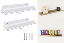 Display Shelves Wooden Dura Frame Wall Mounted Rack Storage Shelf Home Office