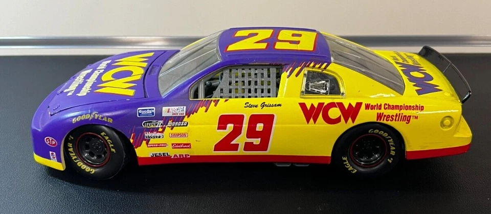 NASCAR WCW #29 1997 Steve Grissom coche coleccionable fundido a presión escala 1:24 Foto 4 de 4