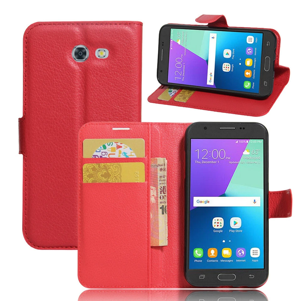 Funda/Cubierta/Soporte para Tarjetas Soporte Suave Billetera Ranura Abatible para Samsung J3 Prime  Foto 4 de 4