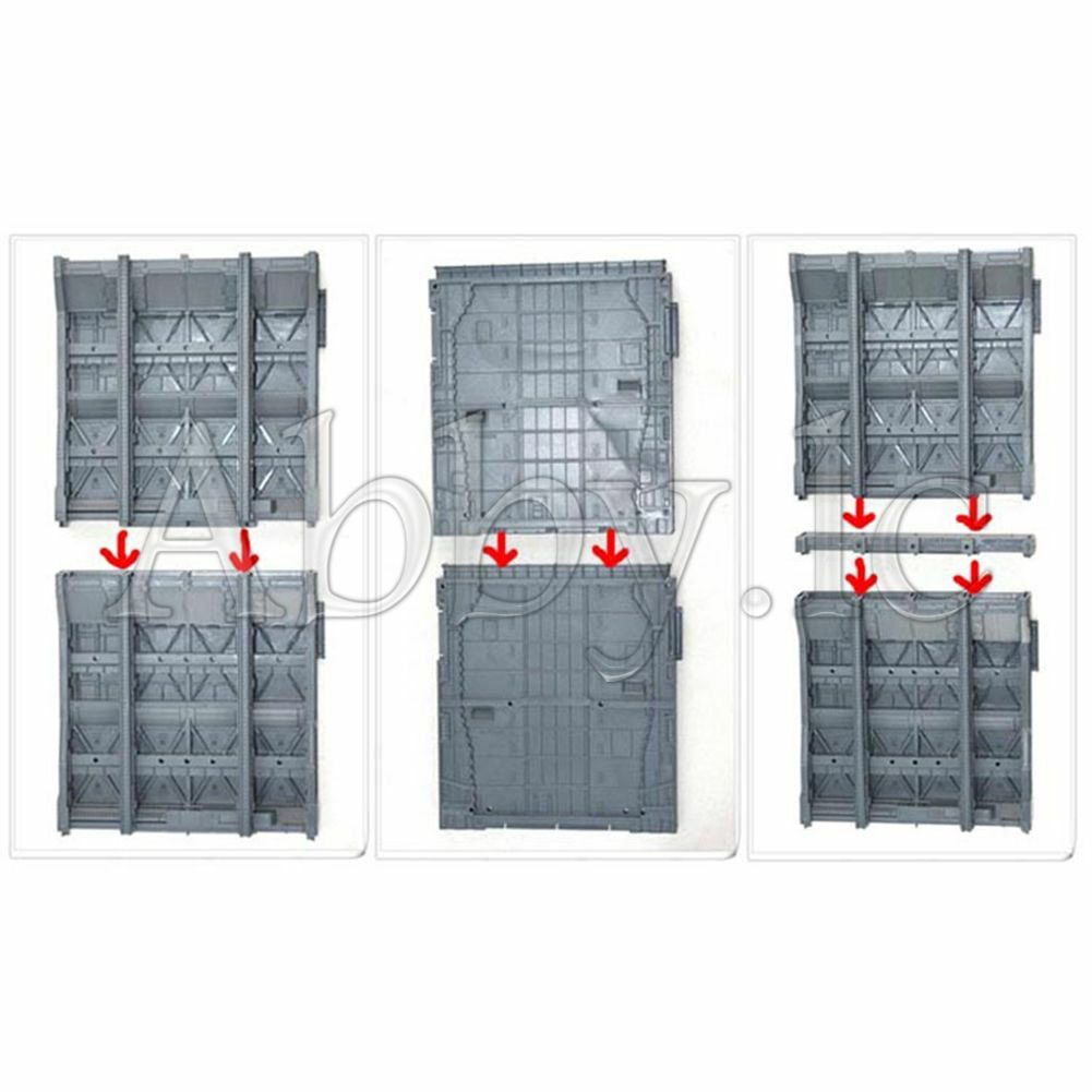 4x MECHANICAL CHAIN BASE Machine Nest Case w/ Decals for MG