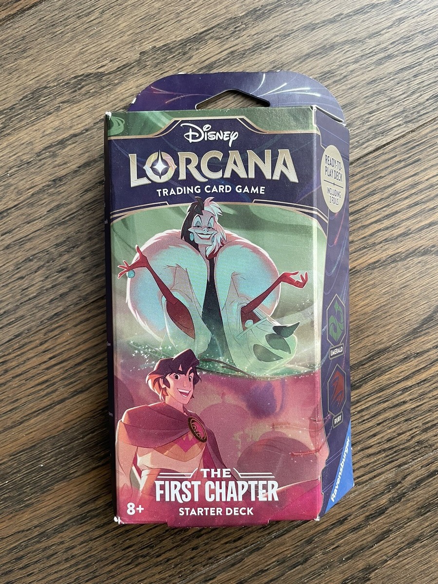 what is the best lorcana starter deck Amazon.com: Ravensburger Disney Lorcana TCG: Rise of The Floodborn - Amber  & Sapphire Single-Player Starter Deck | Engaging Gameplay | Over 200  Original Disney Artworks main image 0