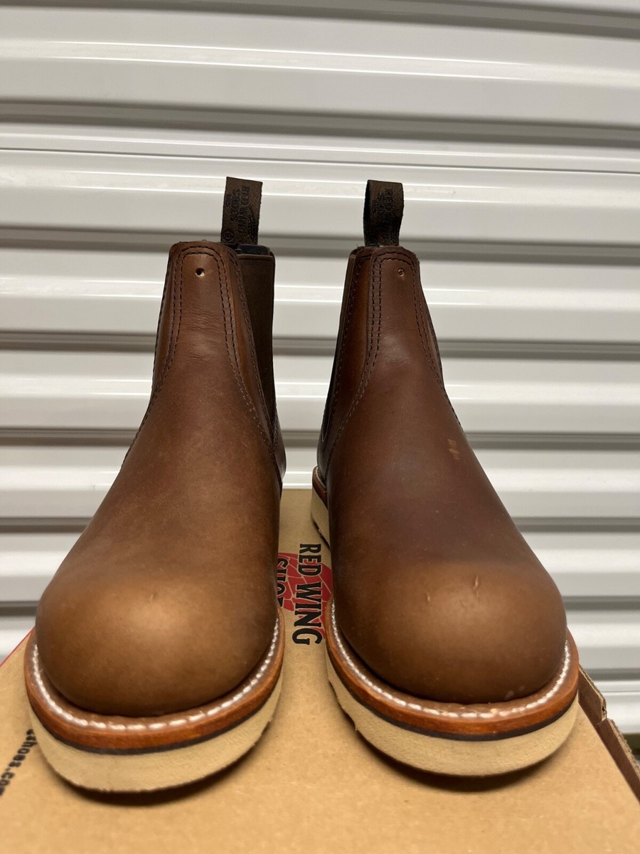 Red Wing Heritage Classic Chelsea Amber Harness Brown Leather Boot