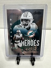 💥2021 Absolute Football Xavien Howard Unsung Heroes Insert UH9 Miami Dolphins