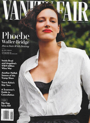 Vanity Fair Magazine Phoebe Waller Bridge Angelina Jolie Brad Pitt Hip Hop at 50